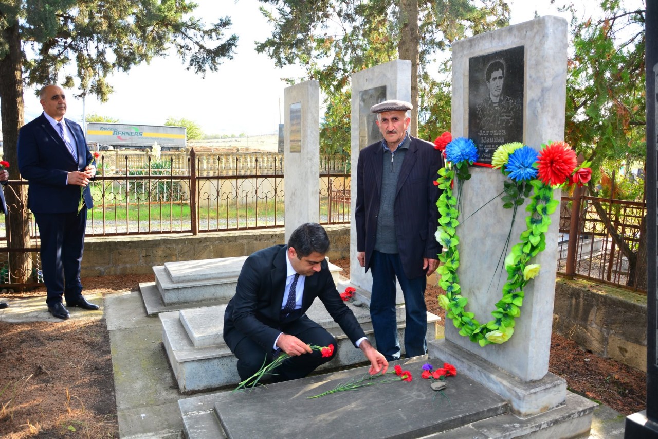 Ağstafada şəhidlərin xatirələri yad olundu - FOTOLAR